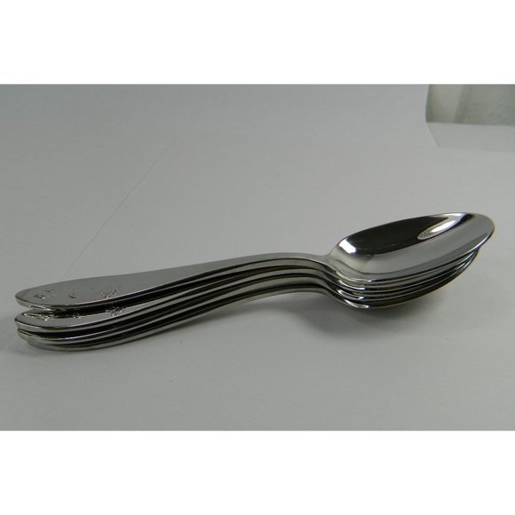 Lenox Butterfly Meadow 4 Soup Spoons Still Shiny! - Picture 8 of 8